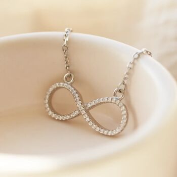 Silver Infinity Necklace, 2 of 4