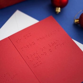 Pack Of Braille Christmas Cards, 3 of 3