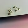 Ethical Silver Rings Stud India, thumbnail 1 of 3
