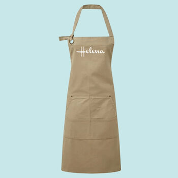 Premium Canvas Personalised Apron With Name, 8 of 10