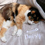 Personalised Sherpa Style Cat And Dog Blanket, thumbnail 1 of 12