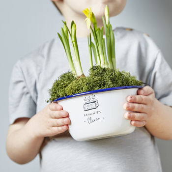 Enamel Personalised Planter, 8 of 9