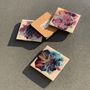 Colourful Blooming Flowery Coasters | Set Of Two Left, thumbnail 3 of 7