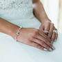 Personalised Margot Crystal Bridal Bracelet, thumbnail 1 of 9