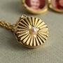 Pearl Sun Gold Vermeil Locket, thumbnail 1 of 10