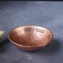 Personalised 7th Anniversary Gift Small Copper Bowl, thumbnail 6 of 11