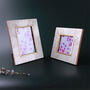 G Decor Profondo Crema Handcrafted Horn Bone And Brass Photo Frame, thumbnail 1 of 4