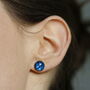 Sapphire Blue Stud Earrings For Birthdays, thumbnail 3 of 9