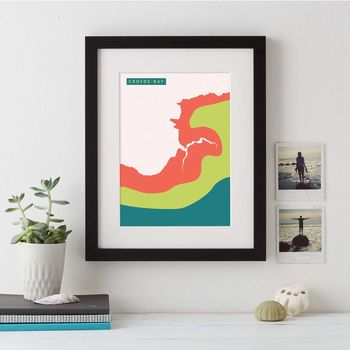 Abstract Coastline Personalised Prints, 5 of 10