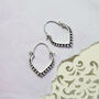 Sterling Silver Gótica Hoops, thumbnail 3 of 4