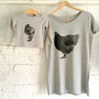 Mummy And Me Twinning Tshirt Tops Hen And Chick, thumbnail 2 of 9