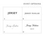 Wedding Table Guests Place Name Card Set Of 10, thumbnail 5 of 6