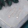 Sterling Silver Tiny Star Ear Threaders, thumbnail 6 of 12