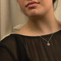 Lucky Star Good Luck Necklace In Rose Gold Or Silver, thumbnail 1 of 5