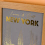 Personalised New York Foiled Travel Print Gift, thumbnail 3 of 4