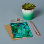 Green Marble Happy Birthday Card, thumbnail 1 of 2