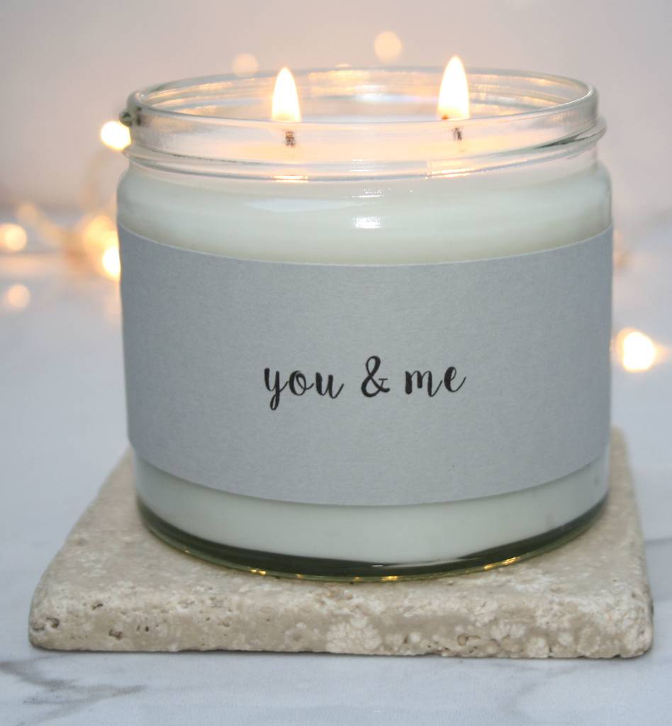 Personalised 'Couples' Candle By Marigold Charms