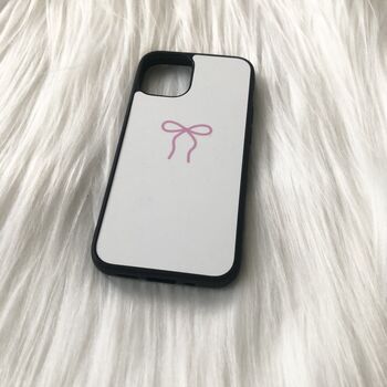 Pink/White Bow Phone Case, 2 of 2