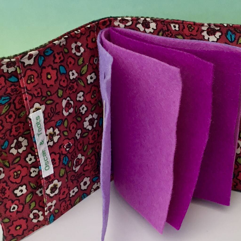 Needle/Sewing Case, Scottish Thistle Design By Oscar & Toots