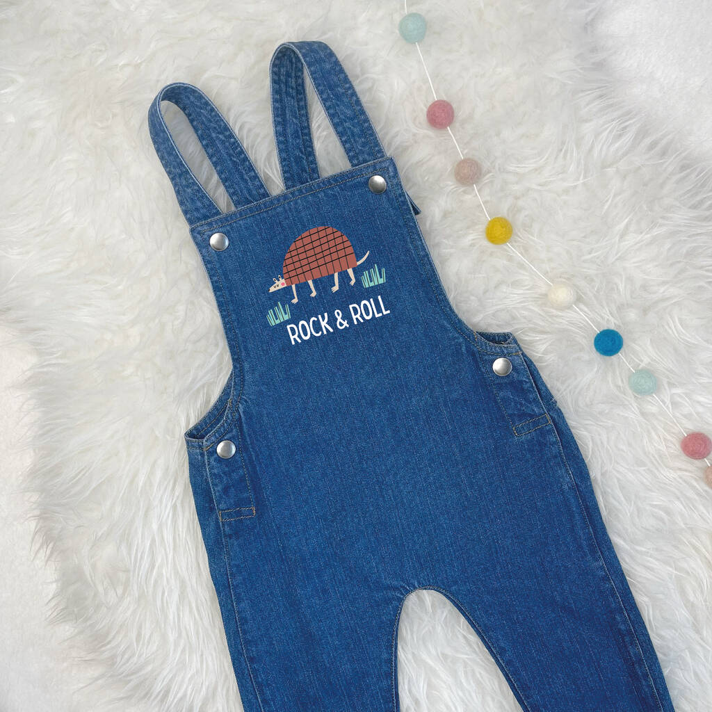 Armadillo Rock And Roll Baby Dungarees
