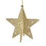 Gold Glitter 3D Star Decoration, thumbnail 2 of 2