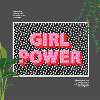 Girl Power Print, 3 of 8