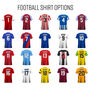 Personalised Dad Dream Team Football Shirt Plaque, thumbnail 10 of 10