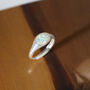 Sterling Silver Opal Ring, thumbnail 2 of 9