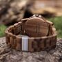 Personalised Pink Wooden Watch For Women – Personalised Natural Wood Timepiece, thumbnail 3 of 8
