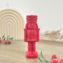 Red Nutcracker Christmas Candle And Festive Decor, thumbnail 2 of 10