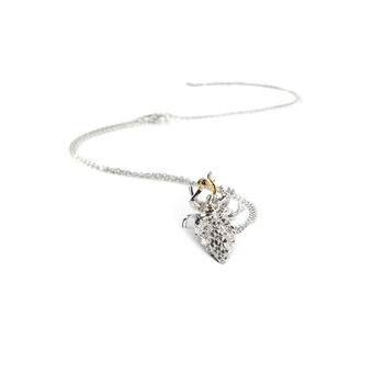 Forbidden Heart Pendant In Silver, 2 of 5