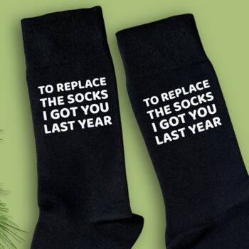 New Socks Funny Christmas Stocking Filler For Him, 2 of 2