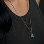Labradorite, Moon And Star Triple Celestial Necklace, thumbnail 8 of 10
