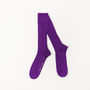 Luxury Cotton Socks Gift Box In Purple, thumbnail 2 of 5