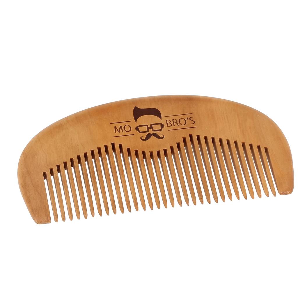 wooden beard comb by mo bro's