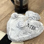 Love Heart Monogrammed Hot Water Bottle, thumbnail 1 of 3