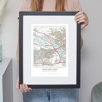Your Favourite Place Personalised Map Print, 4 of 7