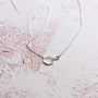 Delicate Outline Hexagon Necklace, thumbnail 8 of 11