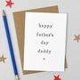 'Happy Father's Day Dad Or Daddy' Card, thumbnail 1 of 4