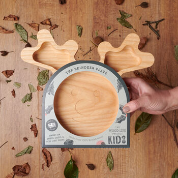 Personalised Christmas Reindeer Plate, 3 of 11