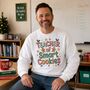 Teacher Of Smart Cookies Christmas Jumper, thumbnail 1 of 6