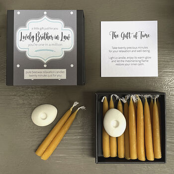Brother In Law Twenty Minute Candle Gift Set, 3 of 6