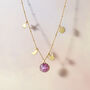 Ad Astra Personalised Planet Charm Necklace, thumbnail 4 of 9