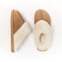 Luxury Faux Fur Women's Memory Foam Mule Slippers, thumbnail 6 of 12