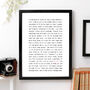 Books Typographic Print With Funny Quotes For Bookworms, thumbnail 1 of 8