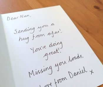 Personalised 'Sending A Hug' Greetings Card, 7 of 12