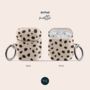 Beige Dots Air Pods Case With Keychain, thumbnail 3 of 5
