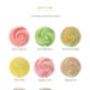 Happy 70th Birthday Colour Block Lollipop, thumbnail 3 of 4