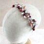 Pink Pearl Bridal And Occasion Headpiece, thumbnail 3 of 8