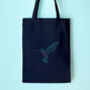 Hummingbird Tote Bag Embroidery Kit, thumbnail 3 of 6